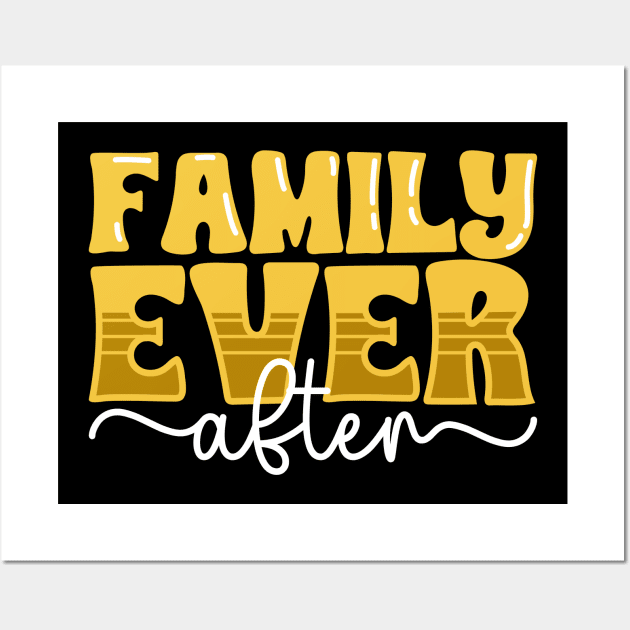 Family ever after - adoption announcement Wall Art by Modern Medieval Design